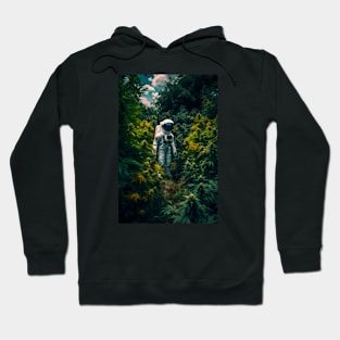 Astronaut In A Weed Garden Hoodie